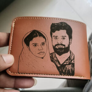 personalized sketch wallet